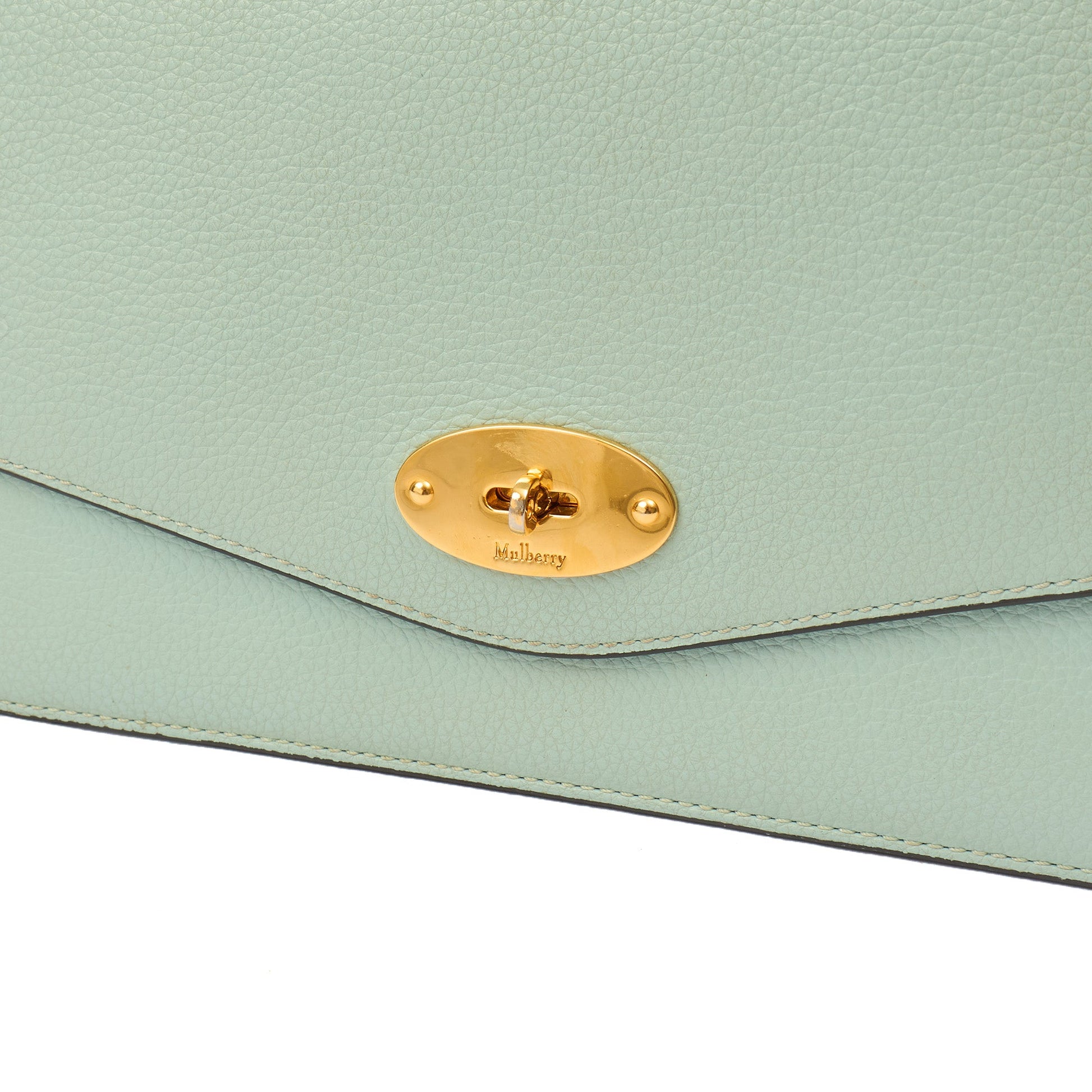 Mulberry Cross Body Darley Shoulder Bag  in Mint, Calfskin Leather — Alternate View 8