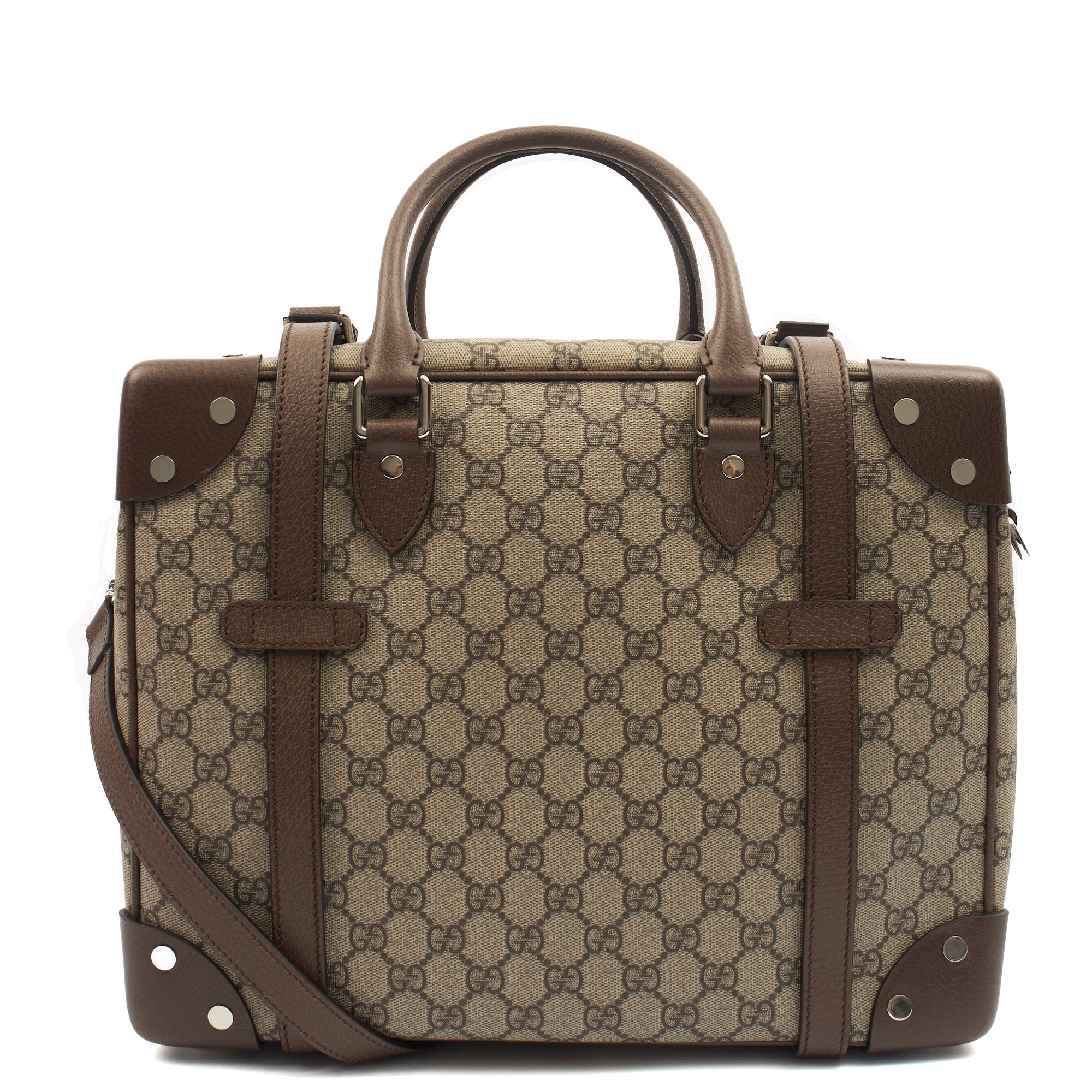 Gucci Top Handle Crossbody  in Brown, Leather — Alternate View 15