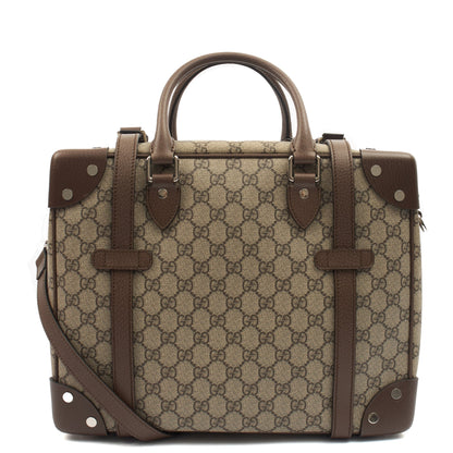 Gucci Top Handle Crossbody  in Brown, Leather — Alternate View 15