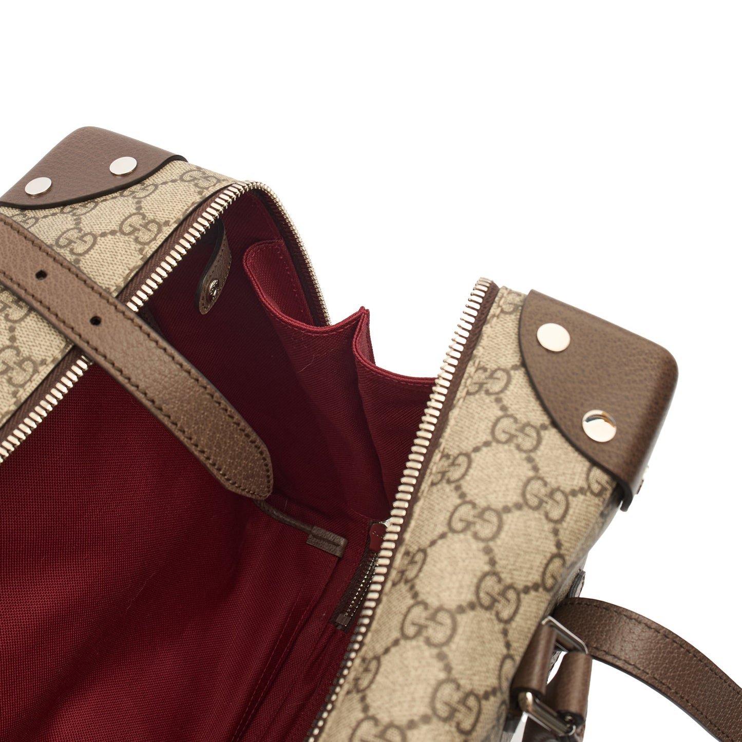 Gucci Top Handle Crossbody  in Brown, Leather — Alternate View 7