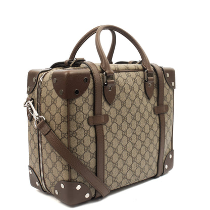Gucci Top Handle Crossbody  in Brown, Leather — Side View