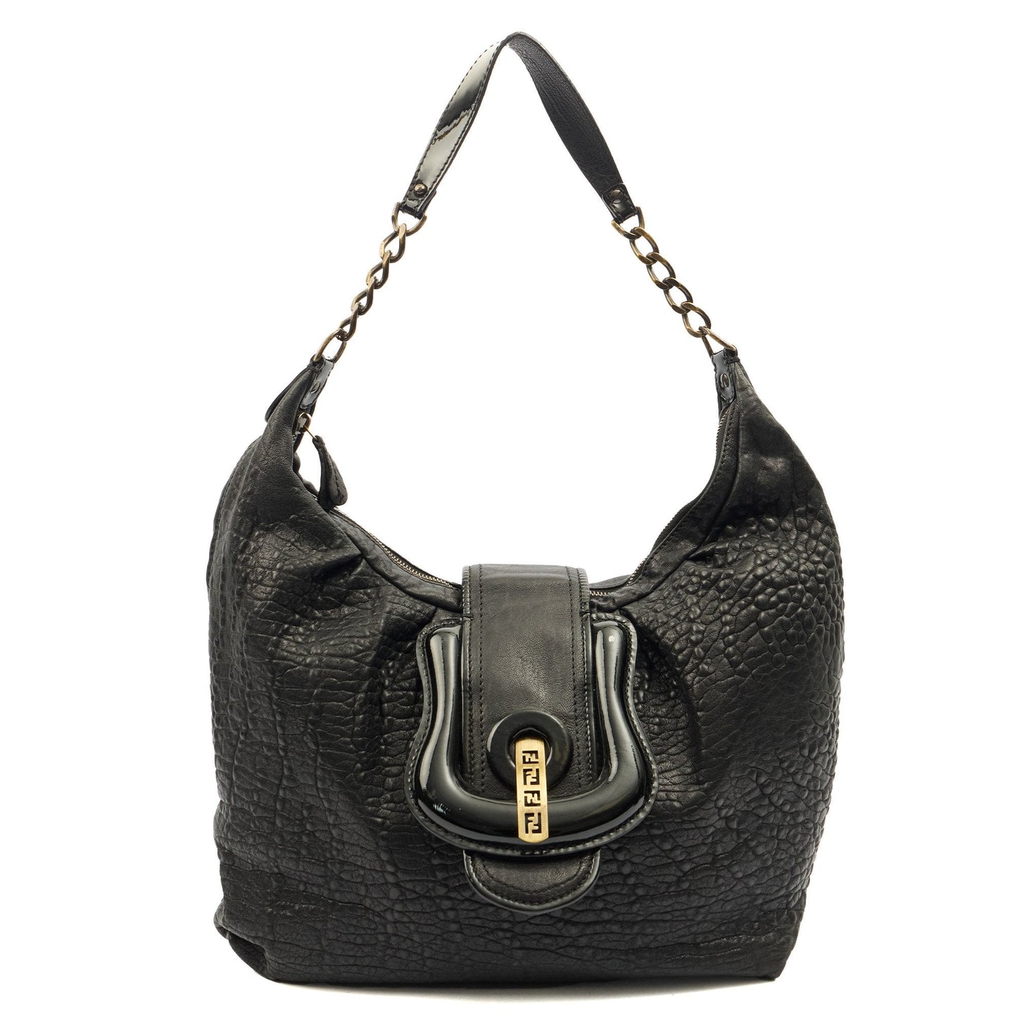 Fendi Shoulder Bag B Bag in Black, Leather — Alternate View 13
