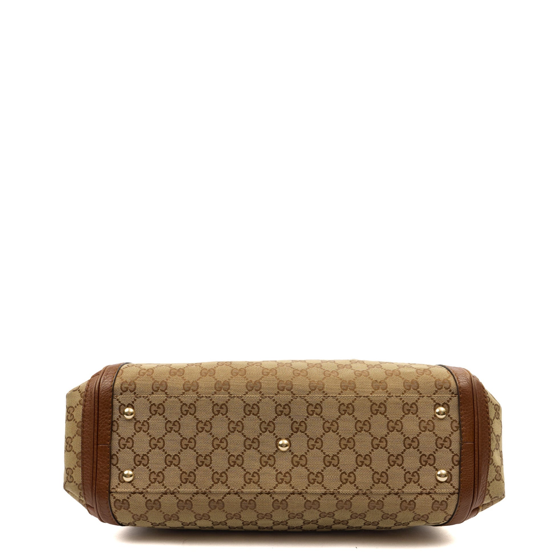 Gucci Tote Bamboo Shopper Tote - Medium in Brown, Canvas — Alternate View 16