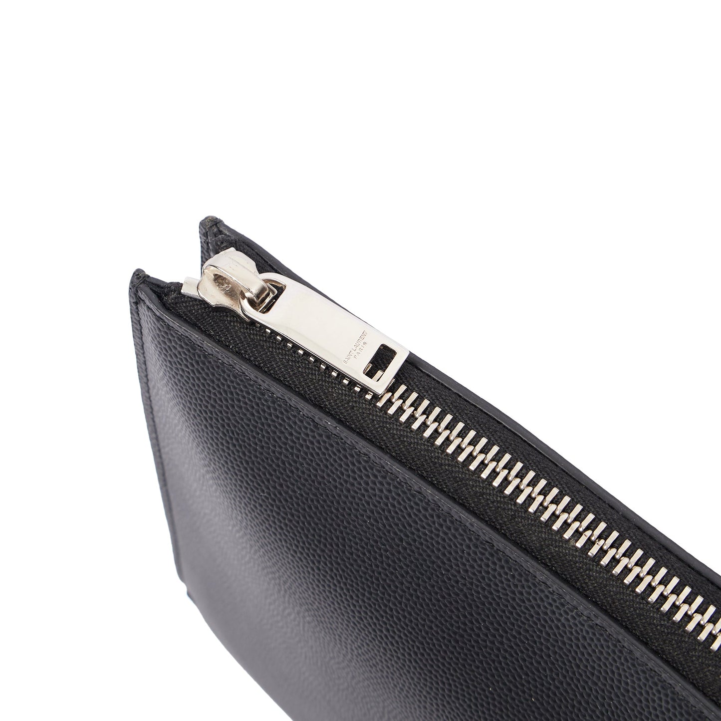Saint Laurent Clutch Pouch in Black, Leather — Alternate View 13