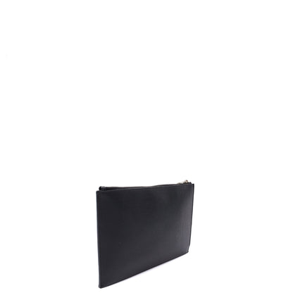 Saint Laurent Clutch Pouch in Black, Leather — Alternate View 16