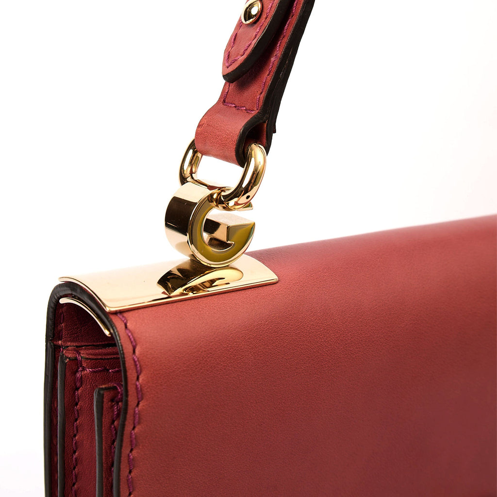 Gucci Shoulder Bag 1973 Crossbody in Pink, Leather — Lifestyle View