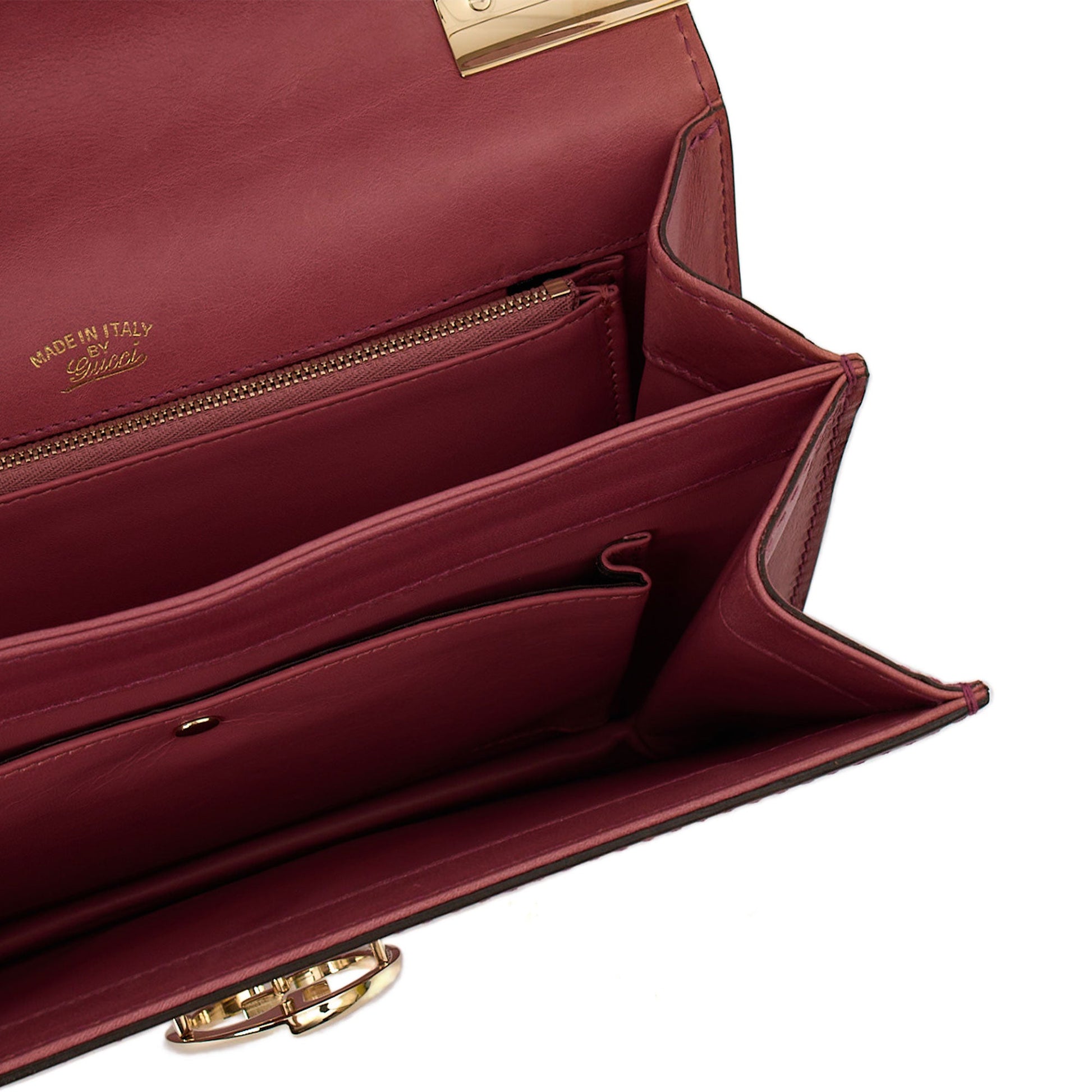Gucci Shoulder Bag 1973 Crossbody in Pink, Leather — Alternate View 7