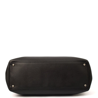 Chanel Tote Executive Cerf Shopper Tote in Black, Calfskin Leather — Alternate View 11