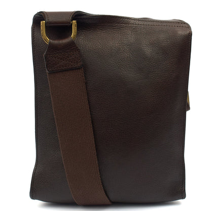 Mulberry Cross Body Antony in Brown, Calfskin Leather — Back View