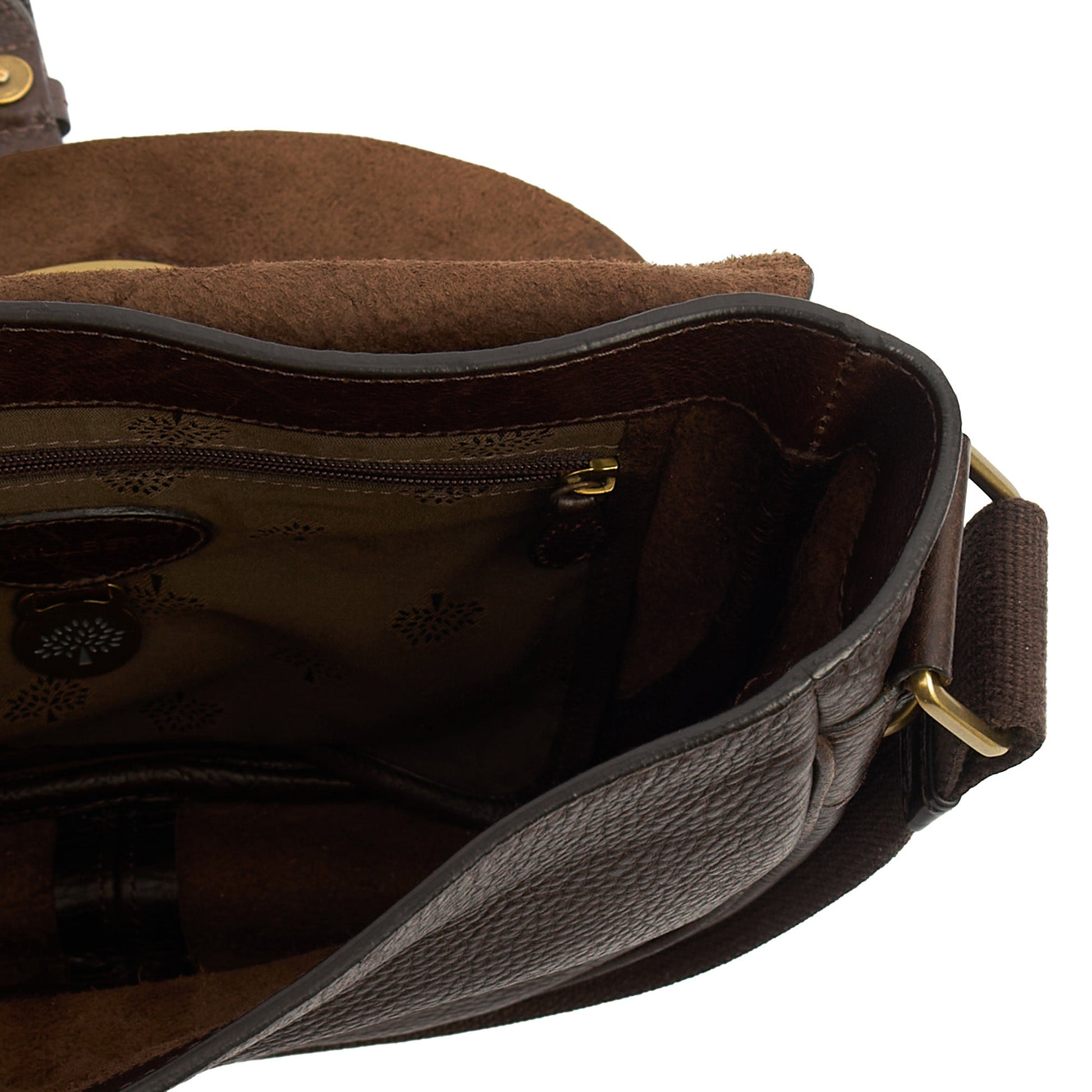 Mulberry Cross Body Vintage Shoulder Bag in Brown, Calfskin Leather — Lifestyle View