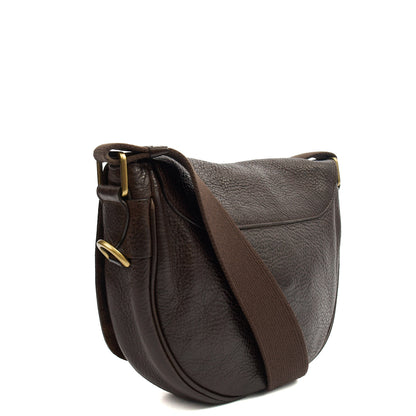 Mulberry Cross Body Vintage Shoulder Bag in Brown, Calfskin Leather — Back View