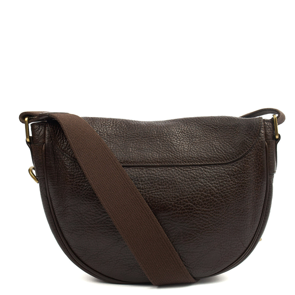 Mulberry Cross Body Vintage Shoulder Bag in Brown, Calfskin Leather — Top View
