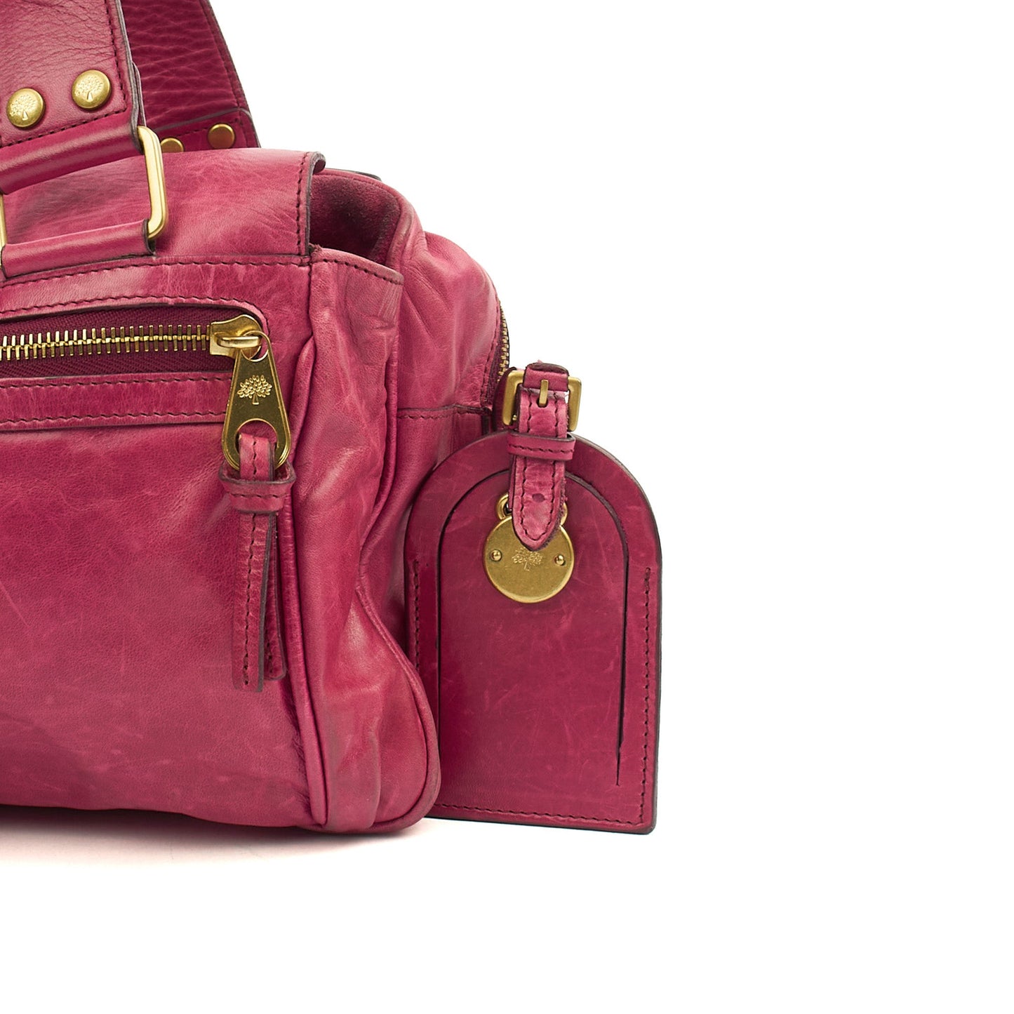 Mulberry Shoulder Bag Mabel  in Pink, Leather — Lifestyle View