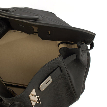 Hermes HAC 60 in Black, Togo Leather — Alternate View 12