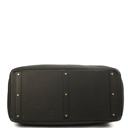 Hermes HAC 60 in Black, Togo Leather — Alternate View 17