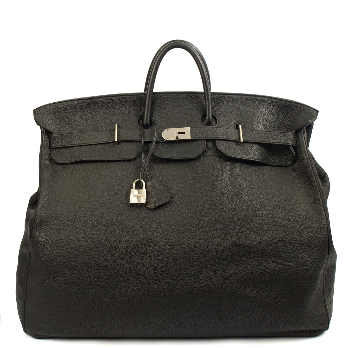 Hermes HAC 60 in Black, Togo Leather — Alternate View 13