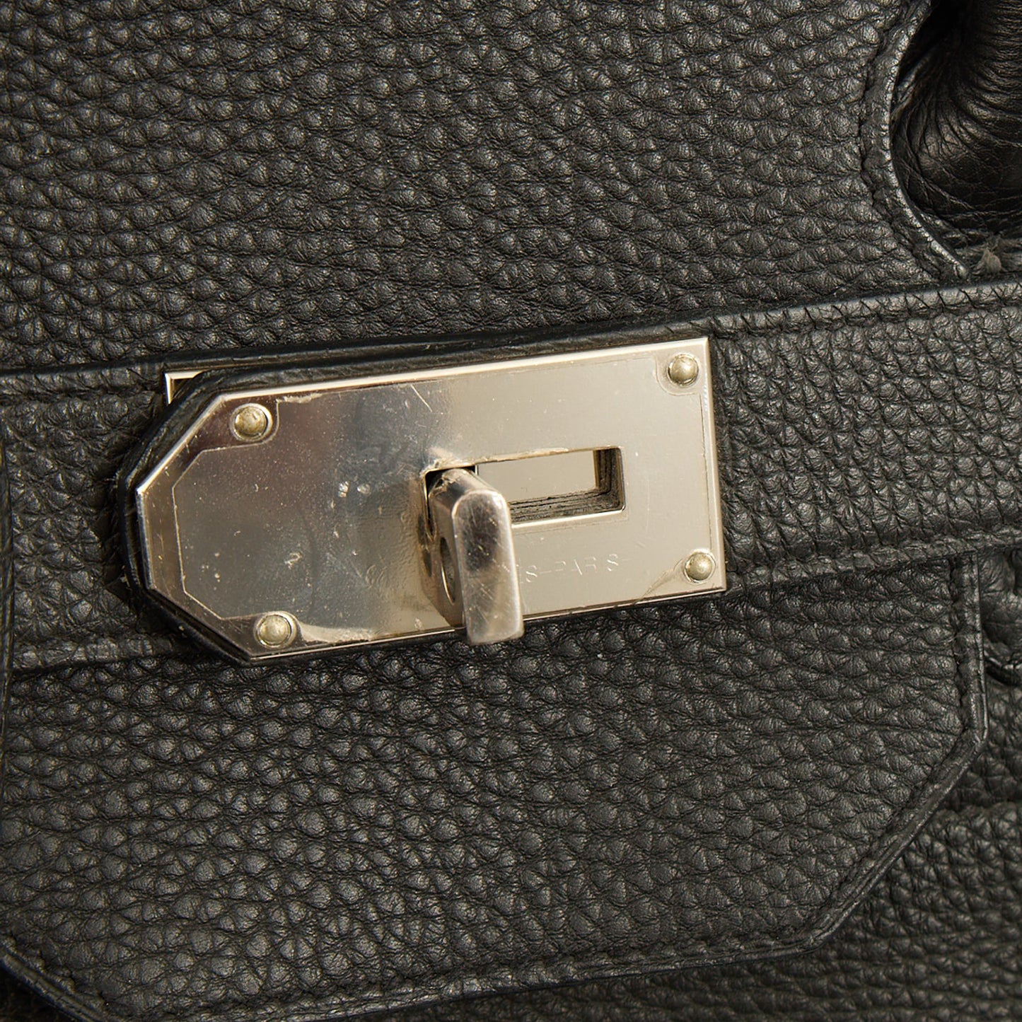 Hermes HAC 60 in Black, Togo Leather — Alternate View 10