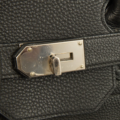Hermes HAC 60 in Black, Togo Leather — Alternate View 10