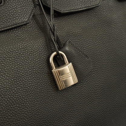 Hermes HAC 60 in Black, Togo Leather — Alternate View 21