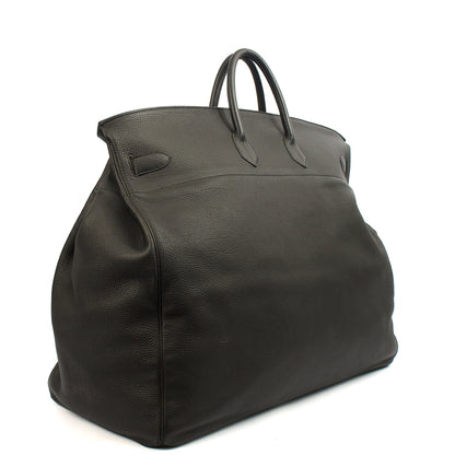 Hermes HAC 60 in Black, Togo Leather — Back View