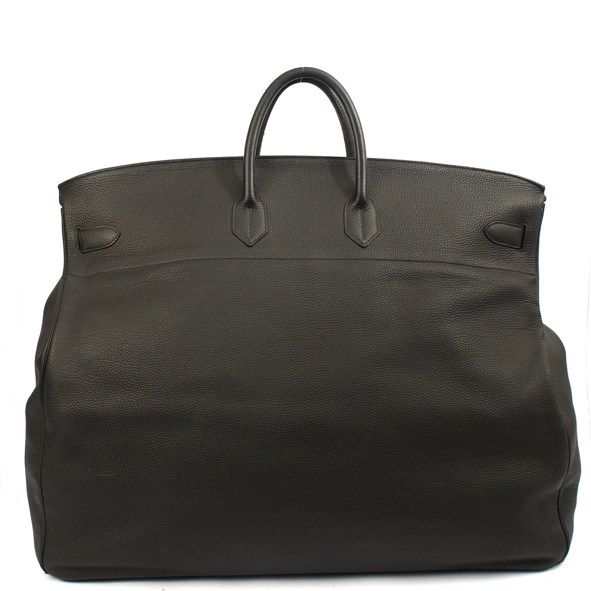 Hermes HAC 60 in Black, Togo Leather — Alternate View 16