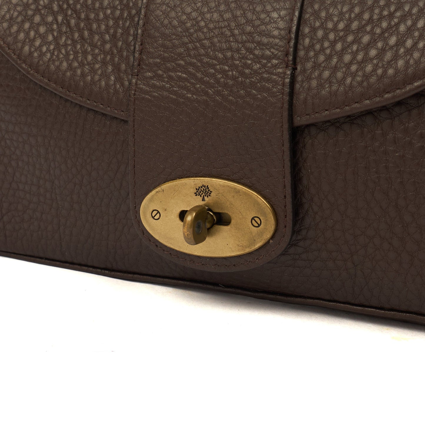 Mulberry Shoulder Bag Zinia  in Brown, Leather — Lifestyle View