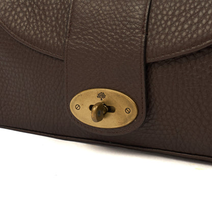 Mulberry Shoulder Bag Zinia  in Brown, Leather — Lifestyle View