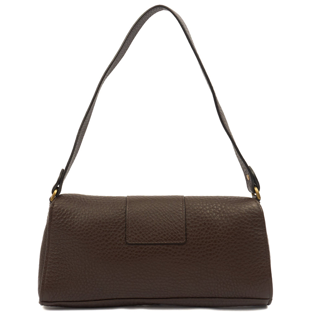 Mulberry Shoulder Bag Zinia  in Brown, Leather — Top View