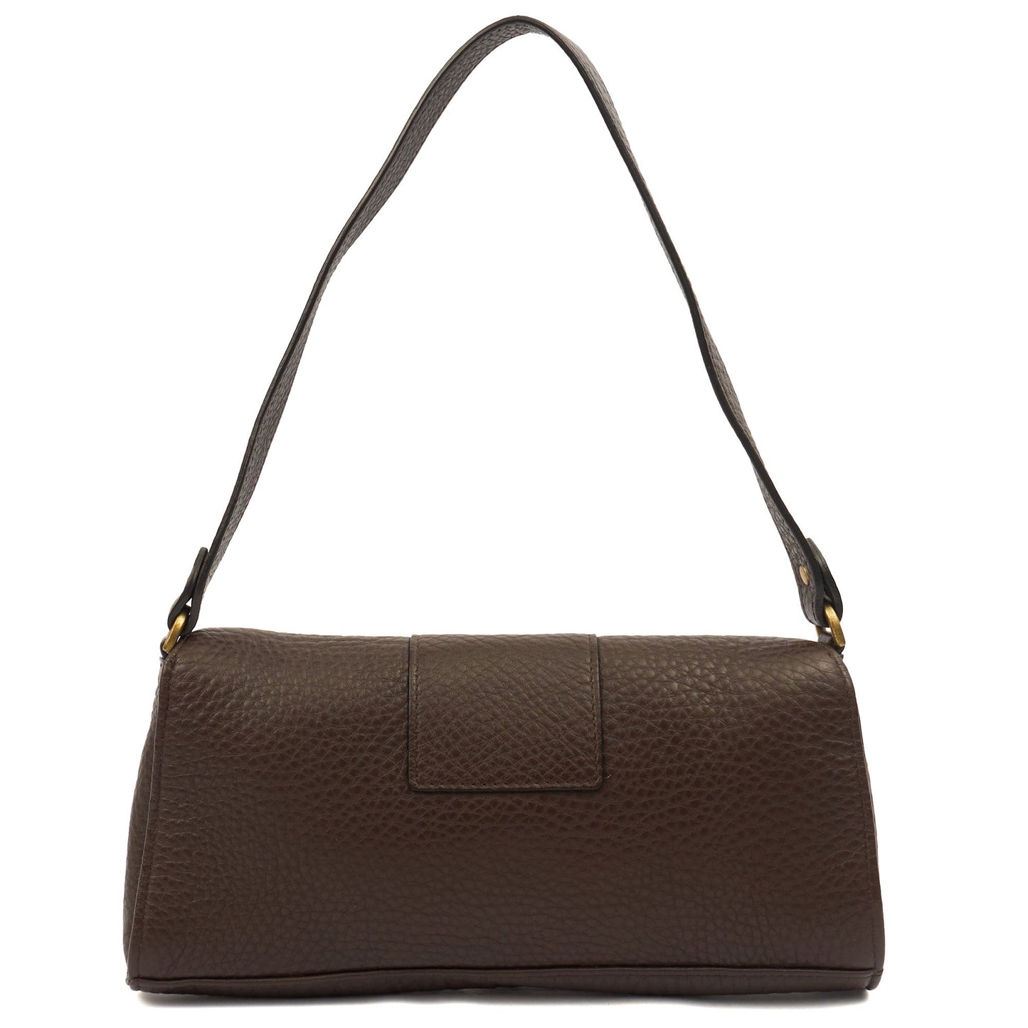 Mulberry Shoulder Bag Zinia  in Brown, Leather — Top View