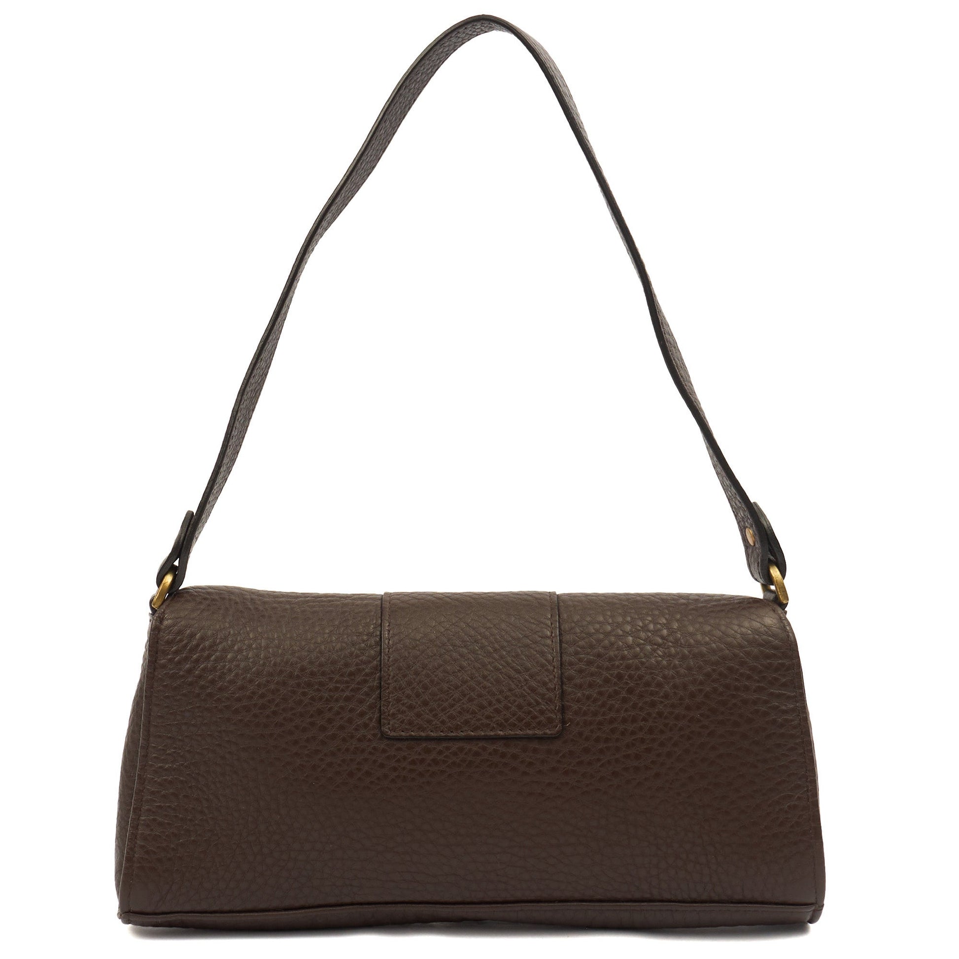 Mulberry Shoulder Bag Zinia  in Brown, Leather — Top View