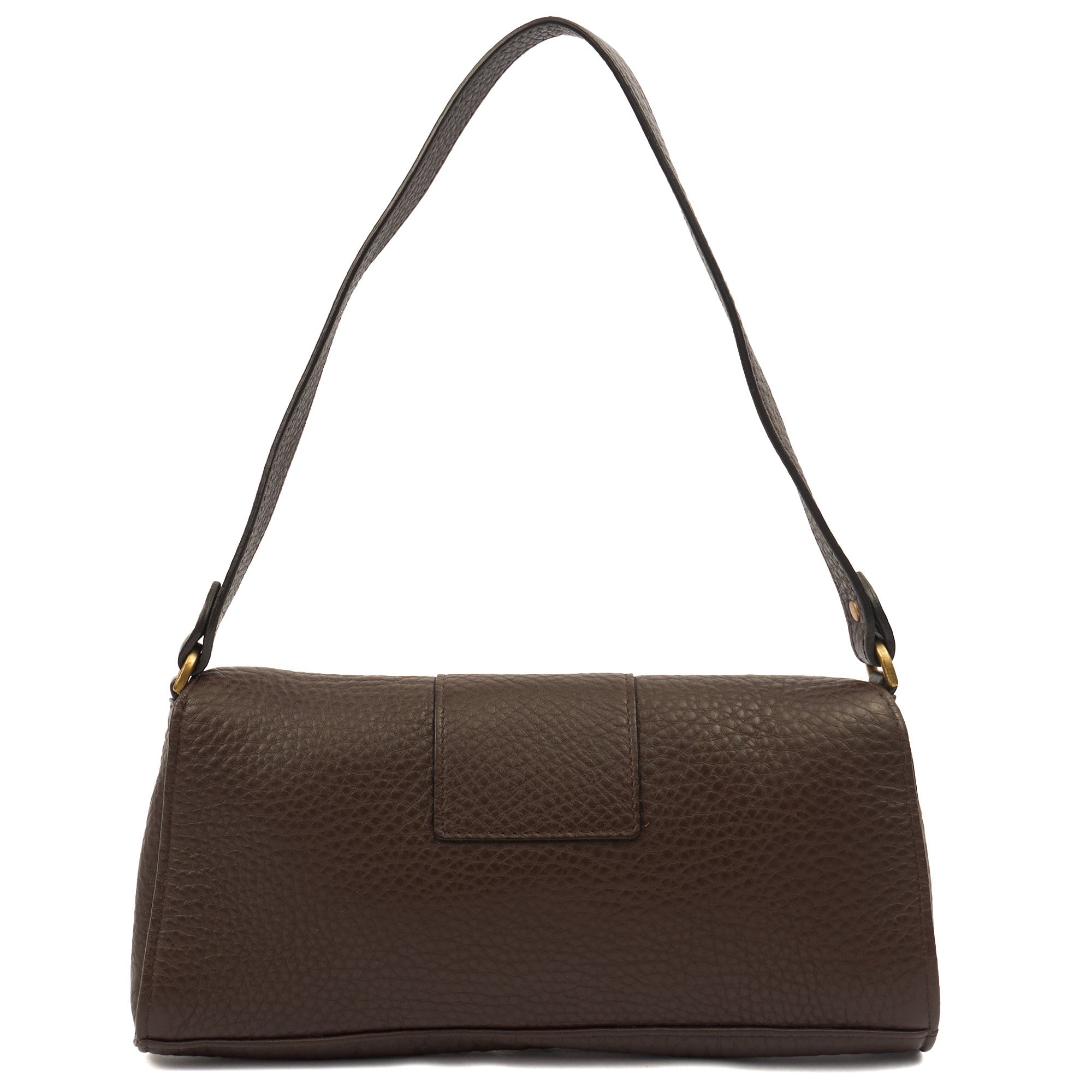 Mulberry Shoulder Bag Zinia  in Brown, Leather — Top View