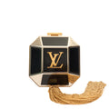 Louis Vuitton Mini Bag Motard Minaudiere Clutch in Black, Other — Front View