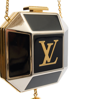Louis Vuitton Mini Bag Motard Minaudiere Clutch in Black, Other — Side View