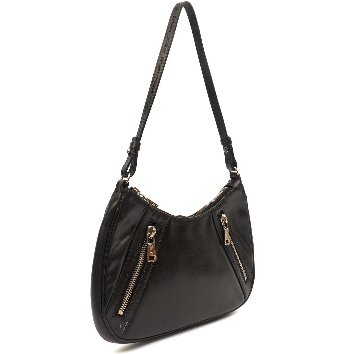 Saint Laurent Shoulder Bag Shoulder Bag in Black, Leather — Alternate View 10