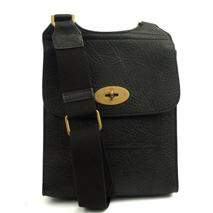 Mulberry Cross Body Antony in Black, Leather — Front View