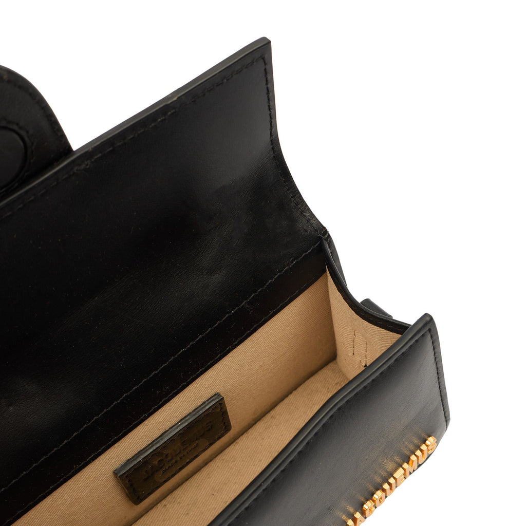 Jacquemus Cross Body Le Bambino in Black, Leather — Alternate View 7