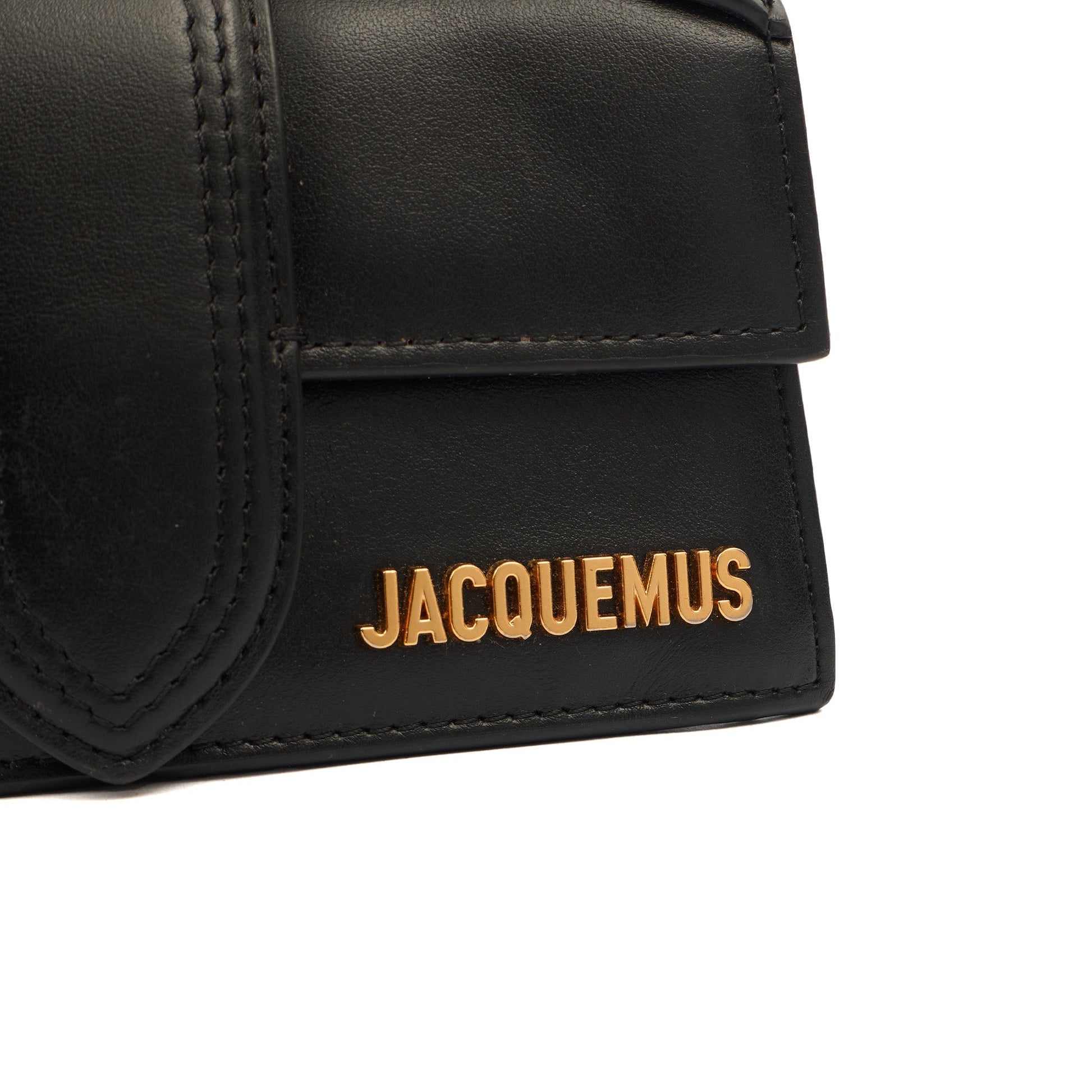 Jacquemus Cross Body Le Bambino in Black, Leather — Lifestyle View