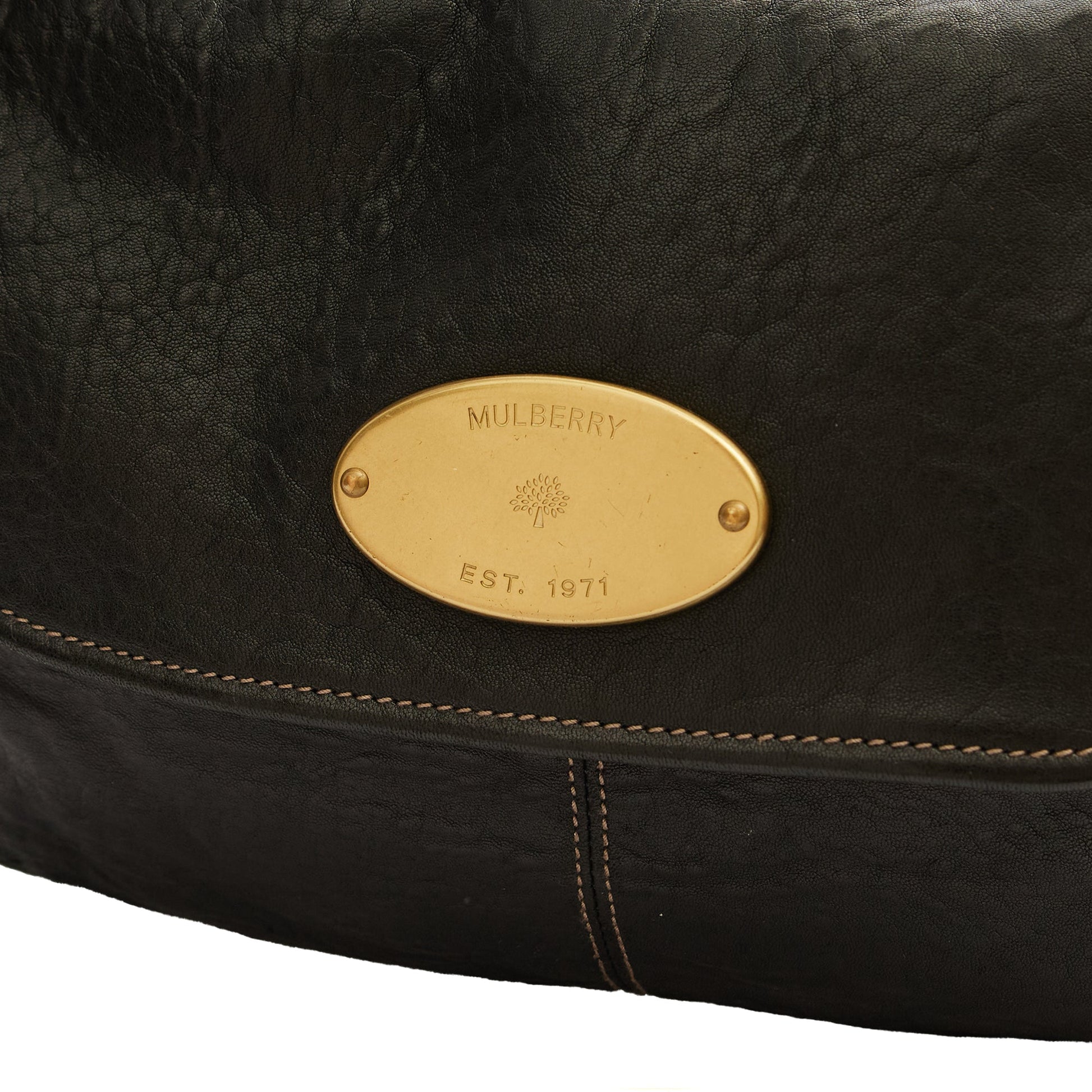 Mulberry Shoulder Bag Hayden in Black, Calfskin Leather — Lifestyle View