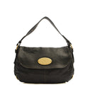 Mulberry Shoulder Bag Hayden in Black, Calfskin Leather — Front View