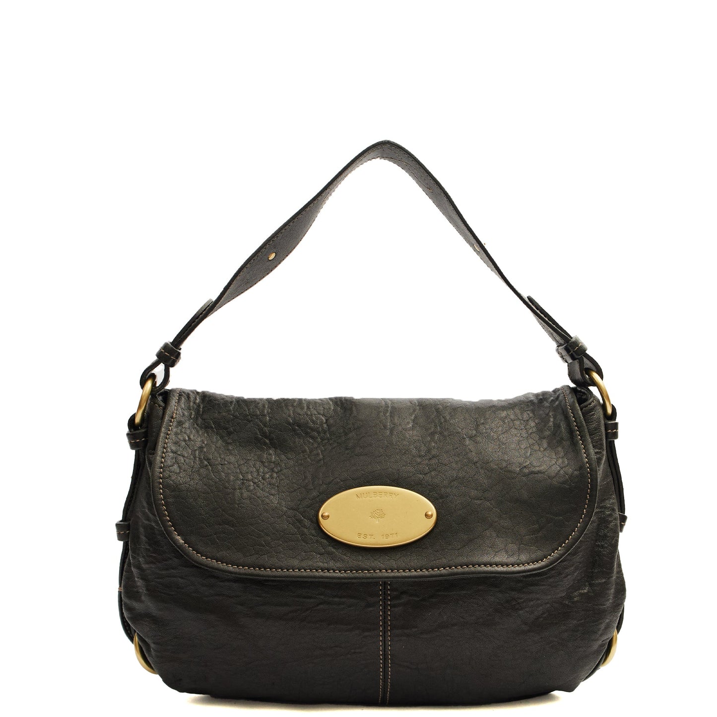 Mulberry Shoulder Bag Hayden in Black, Calfskin Leather — Alternate View 7