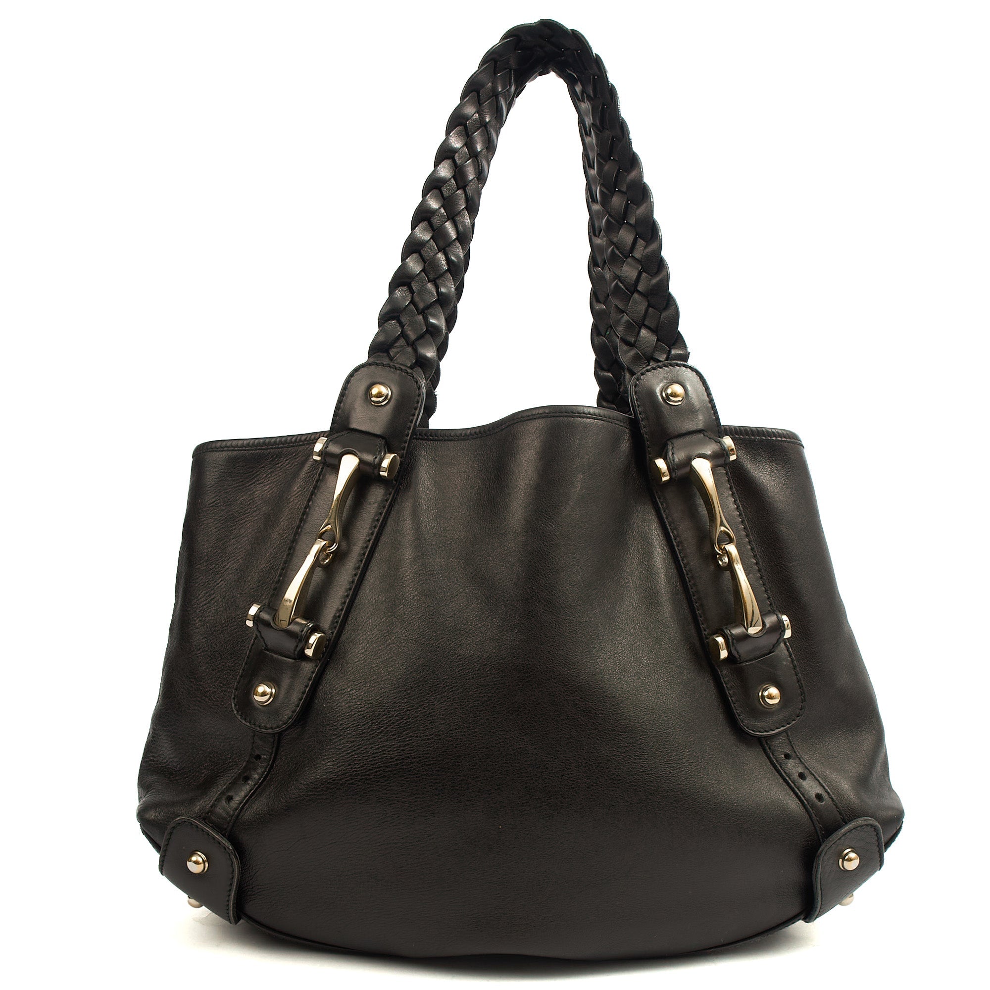 Gucci Shoulder Bag Pelham Shoulder Bag in Black, Leather — Front View