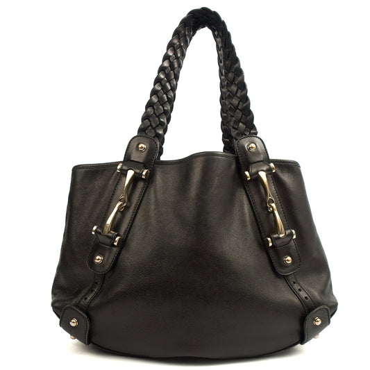 Gucci Shoulder Bag Pelham Shoulder Bag in Black, Leather — Front View