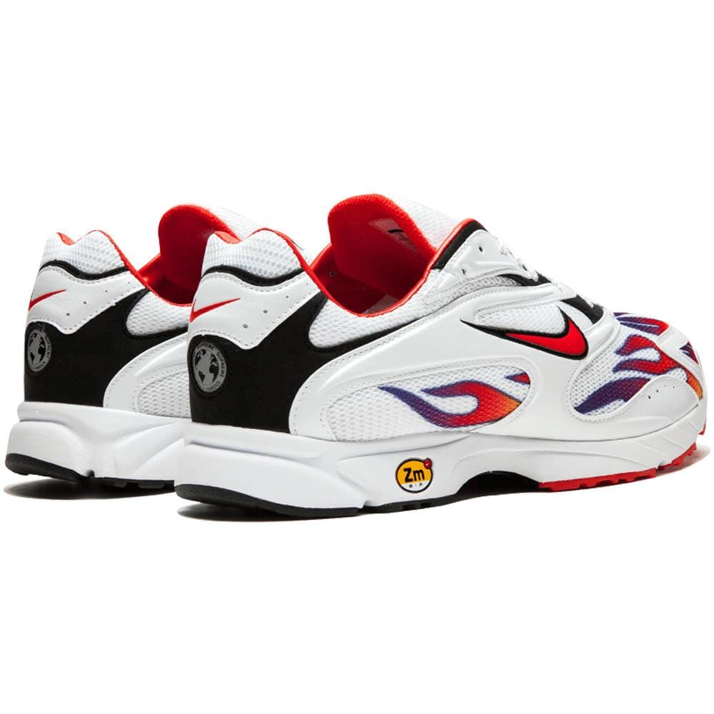 Supreme x Nike Zoom Streak Spectrum Plus White Red — 3 UK | 35.5 EU — Back View