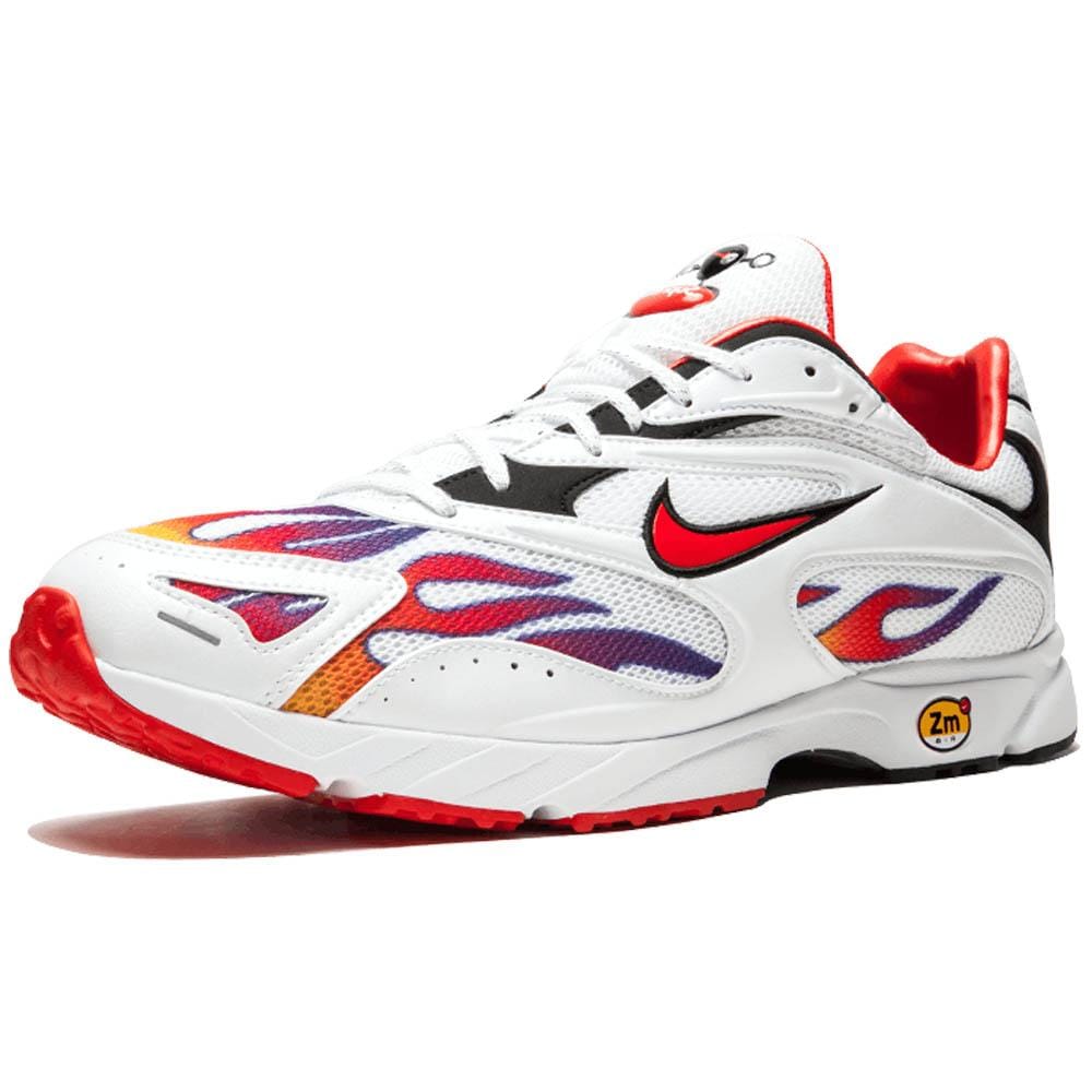 Supreme x Nike Zoom Streak Spectrum Plus White Red — 3 UK | 35.5 EU — Top View