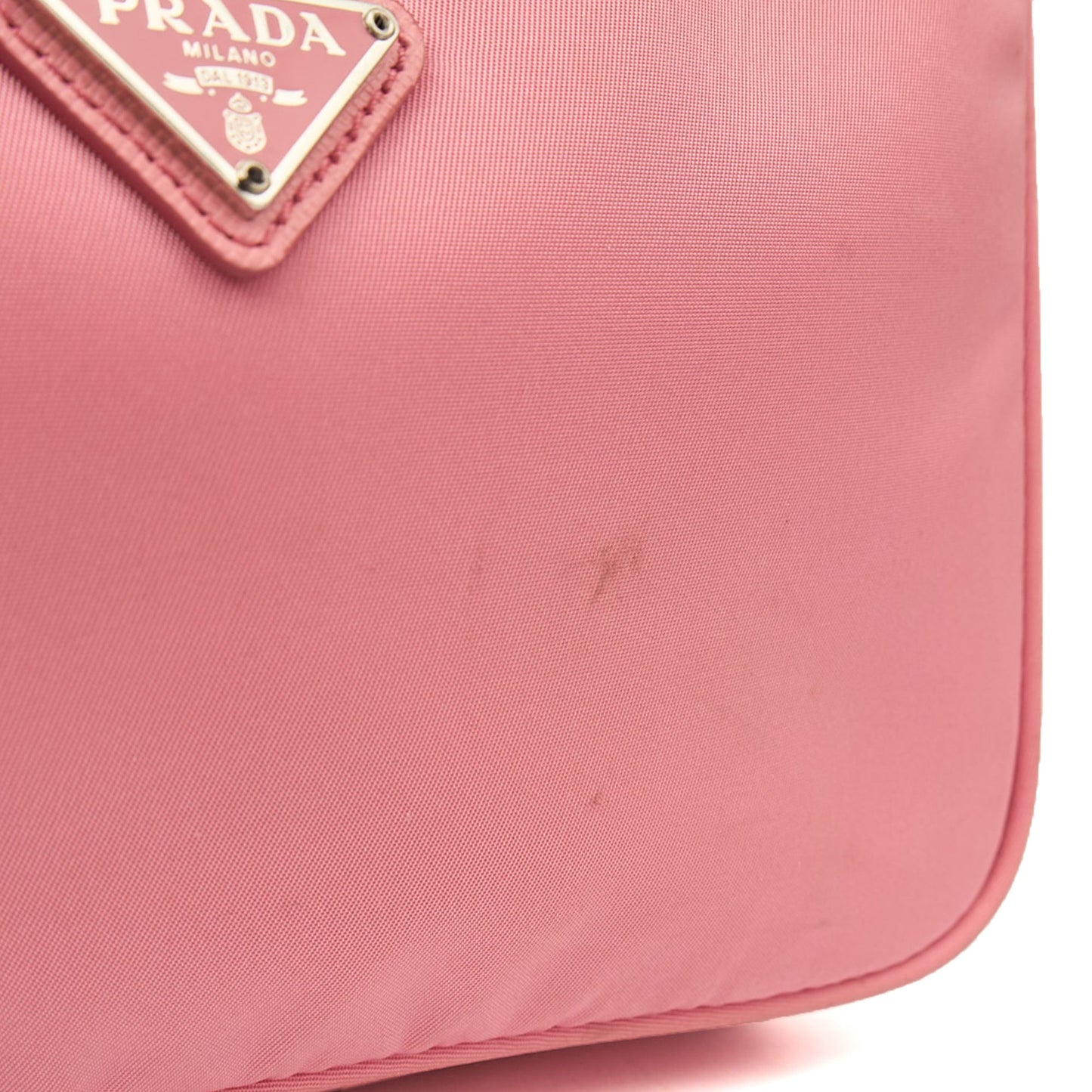 Prada Mini Bag Re-edition 2000 Nylon Mini Bag in Pink, Nylon — Alternate View 12