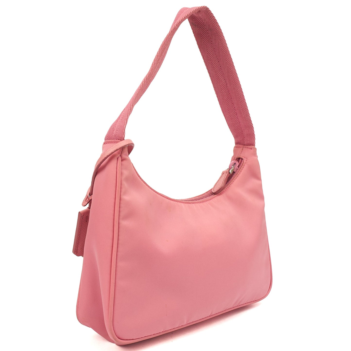 Prada Mini Bag Re-edition 2000 Nylon Mini Bag in Pink, Nylon — Alternate View 16