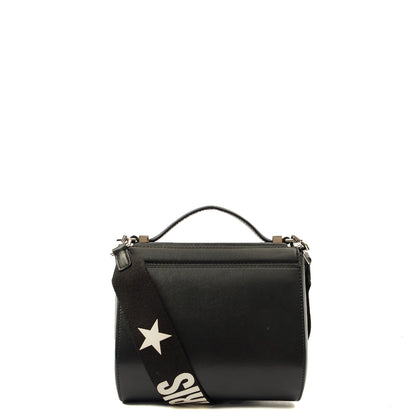 Givenchy Top Handle Pandora Box - Mini in Black, Box Calfskin — Back View