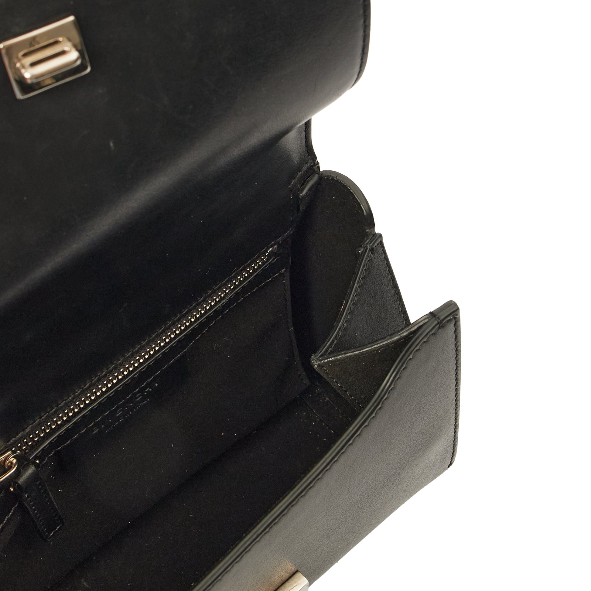 Givenchy Top Handle Pandora Box - Mini in Black, Box Calfskin — Alternate View 7