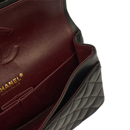 Chanel Classic Double Flap - Medium in Black, Lambskin Leather — Alternate View 10