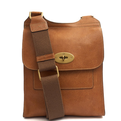 Mulberry Cross Body Antony in Oak, Leather — Front View